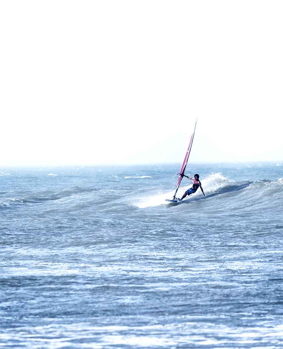windsurf vagues