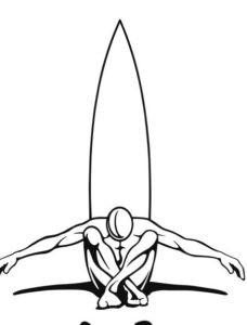 logotipo del vagabundo del océano