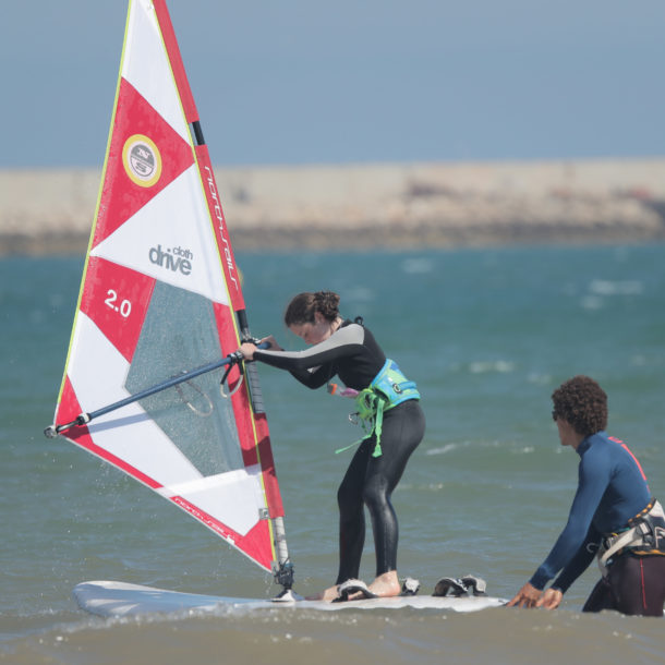 learn windsurfing