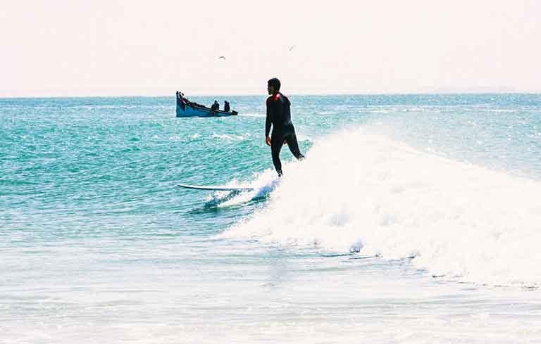 Surfunterricht in Marokko