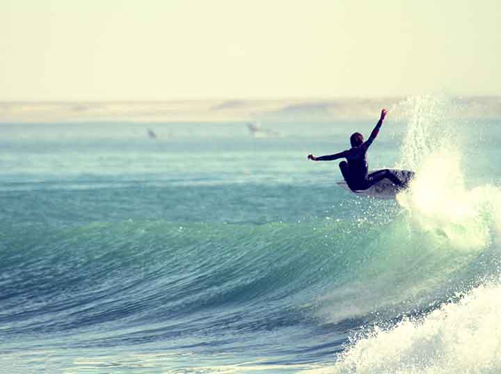 Probably the most lovely wave of Morocco - Take Off